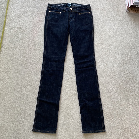 EUC Notify NFY style 226 Made in Italy dark wash Straight Leg Denim Jeans - Picture 11 of 16